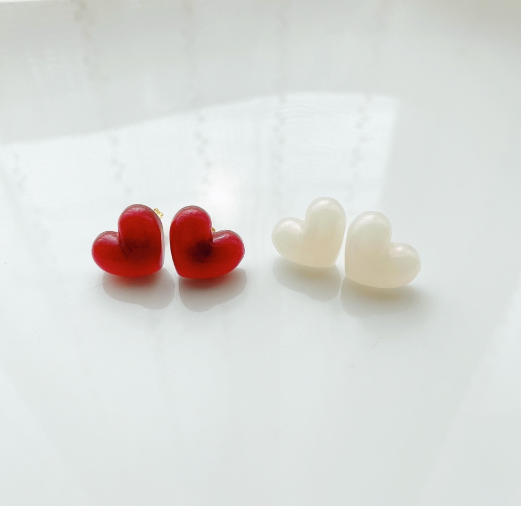 ハートのピアス