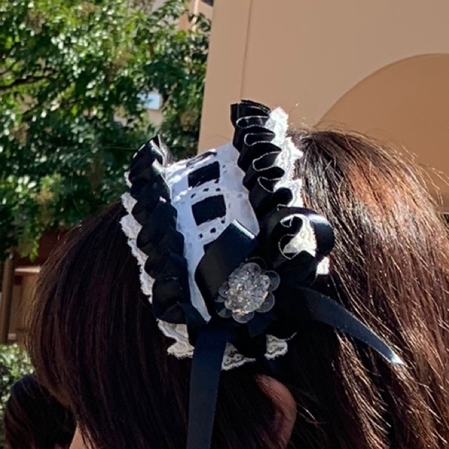 品のあるヘッドドレス