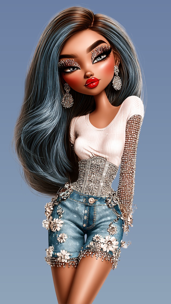 Denim Dream Portrait