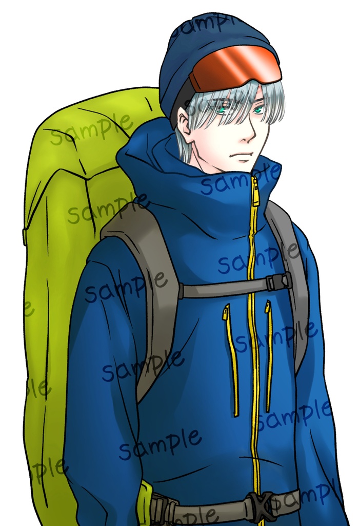 【無料TRPG用素材】登山家の男キャラ