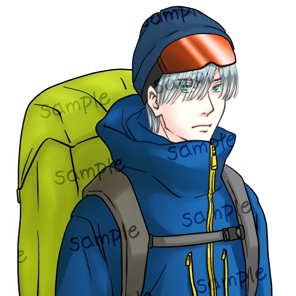 【無料TRPG用素材】登山家の男キャラ