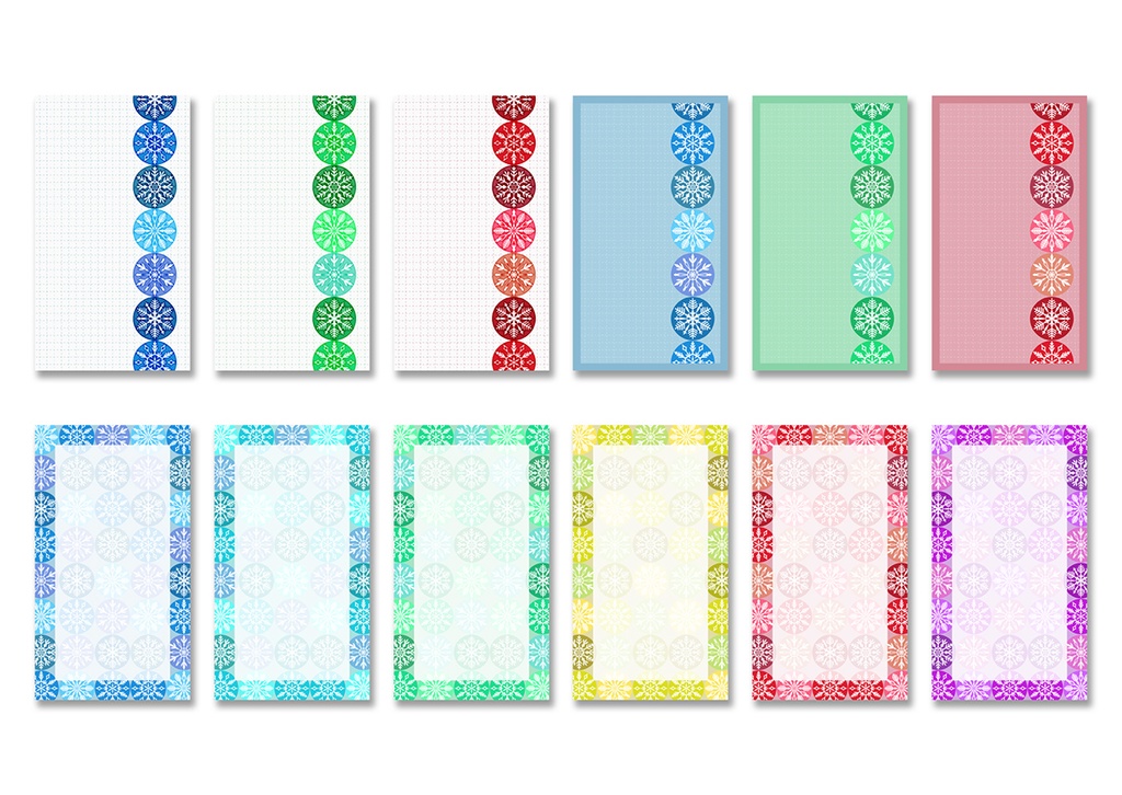 【スマホ向け】縦型背景 雪 02