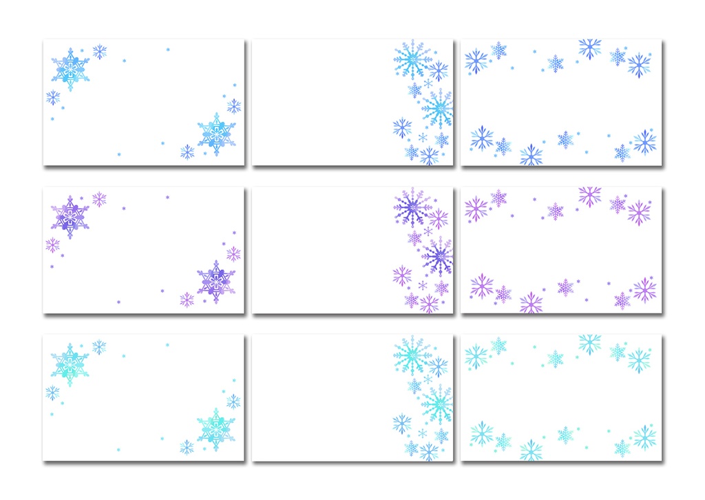 名刺テンプレート 001 【印刷向け解像度】