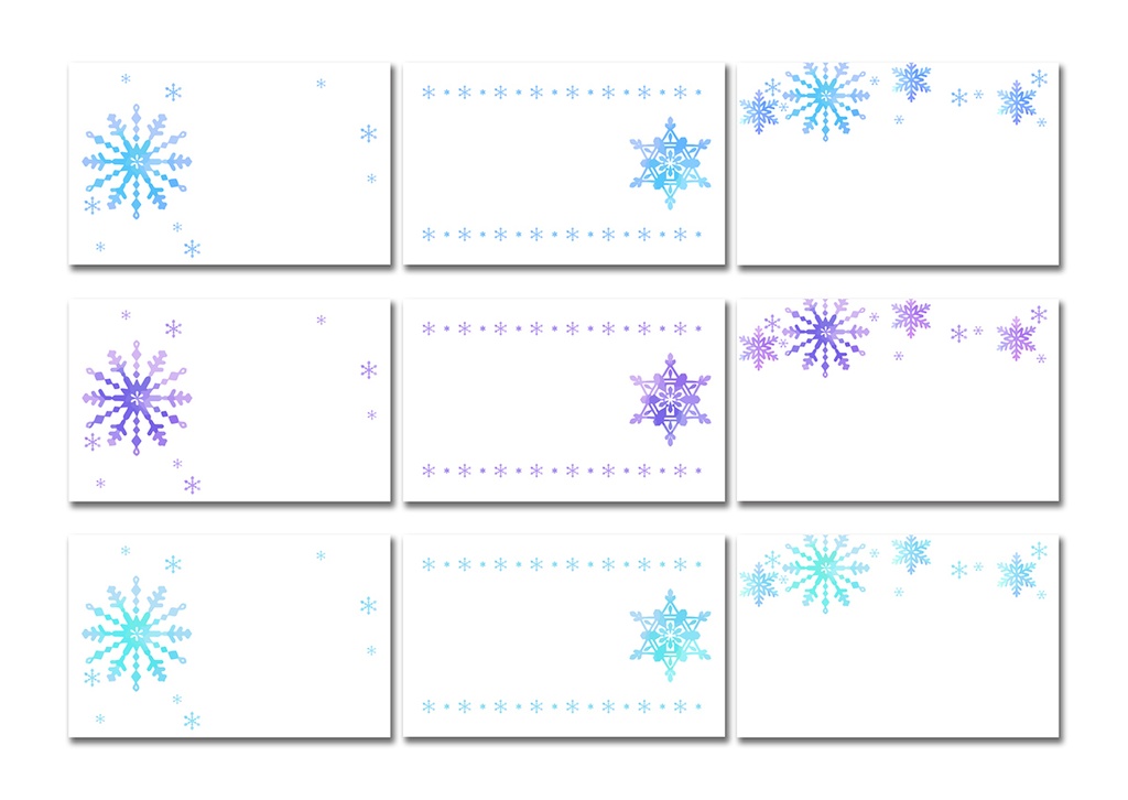 名刺テンプレート 001 【印刷向け解像度】