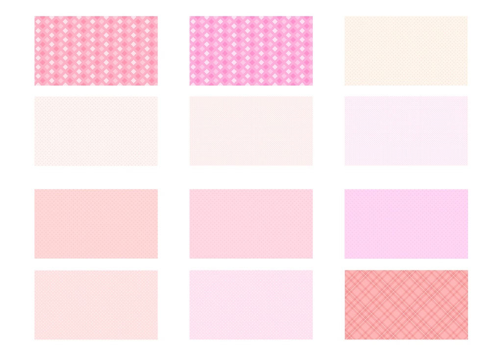 【16:9】パターン背景 002 パステルピンク