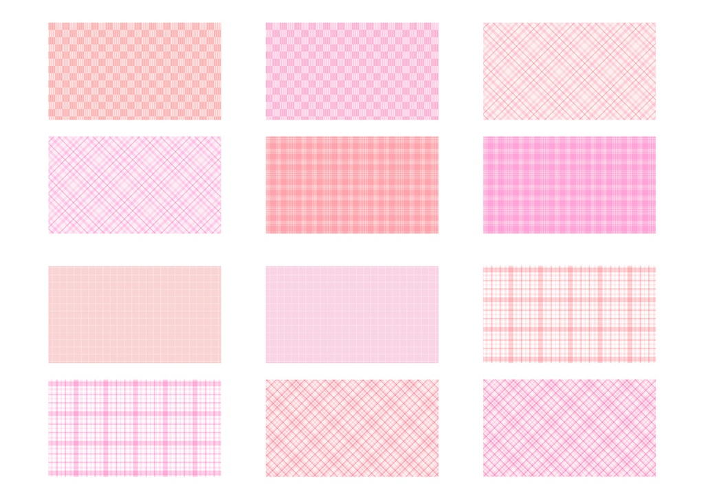 【16:9】パターン背景 002 パステルピンク