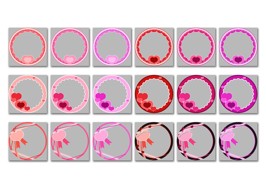 【web用】アイコンリング ハート