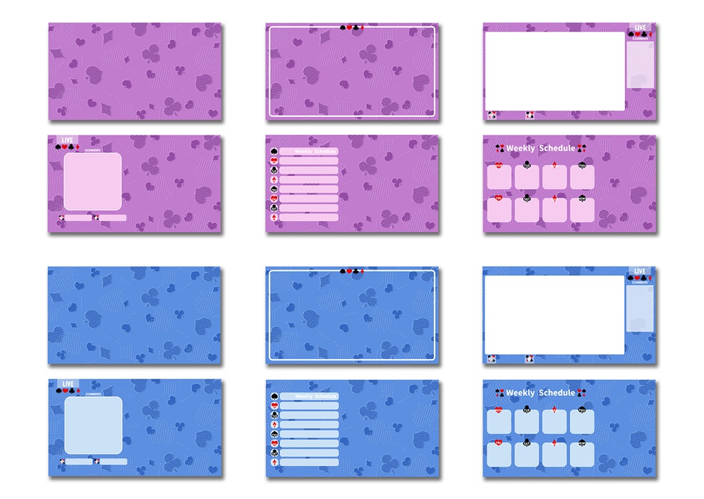 【16:9】配信素材 フレームセット001