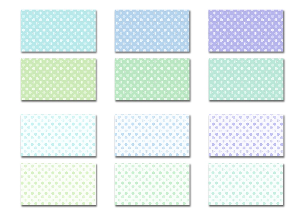 【16:9】パターン背景 青001