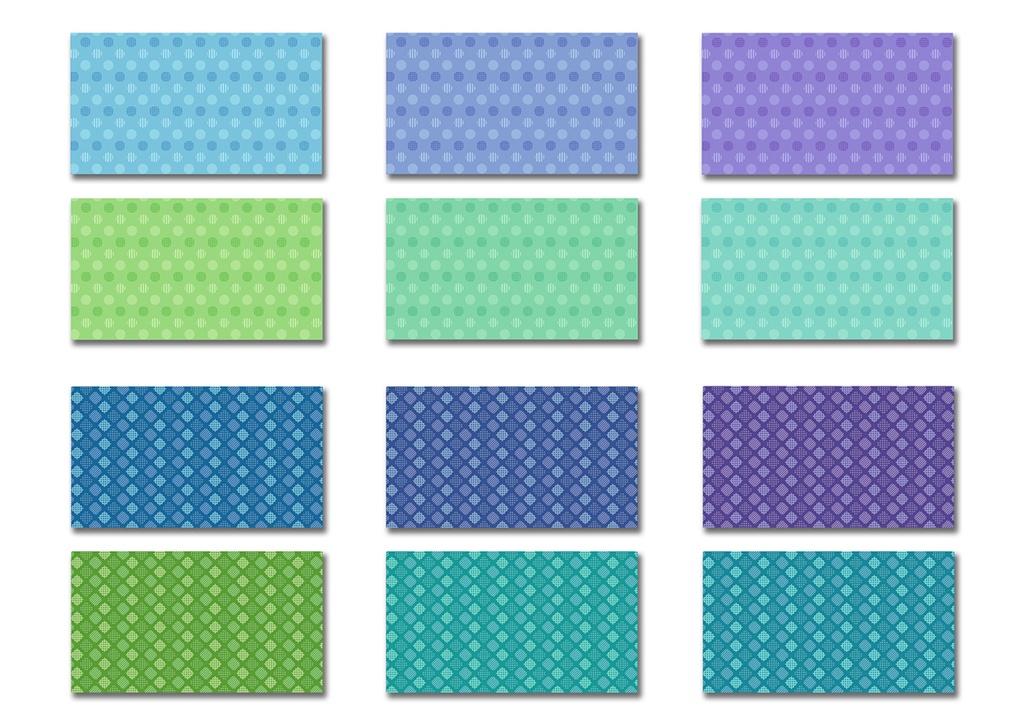 【16:9】パターン背景 青001