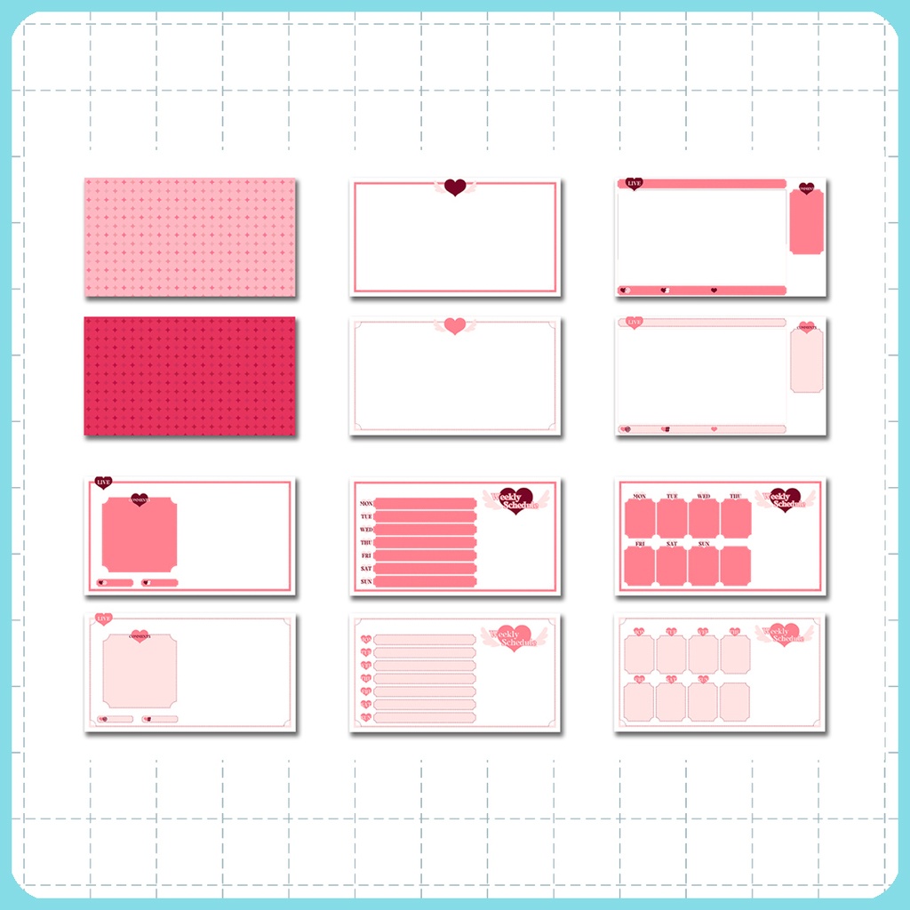 【16:9】配信素材 フレームセット004