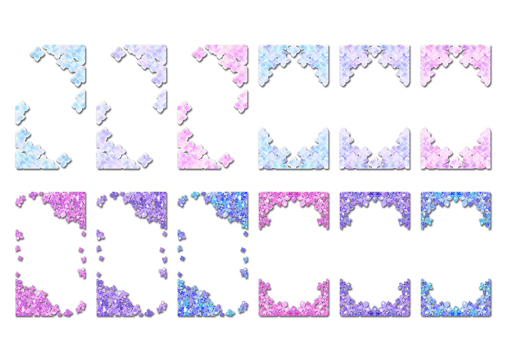 【スマホ向け】縦型背景 あじさい