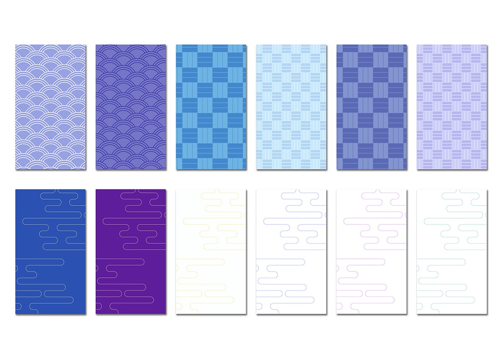 【スマホ向け】縦型背景 和風キキョウ