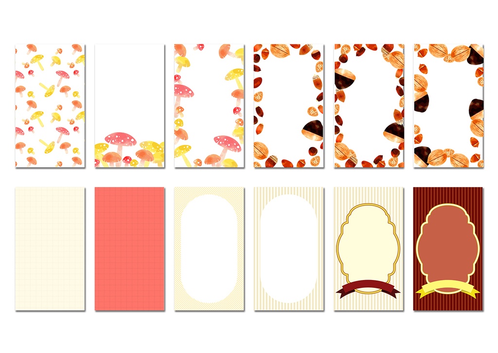 【スマホ向け】縦型背景 秋の黄色