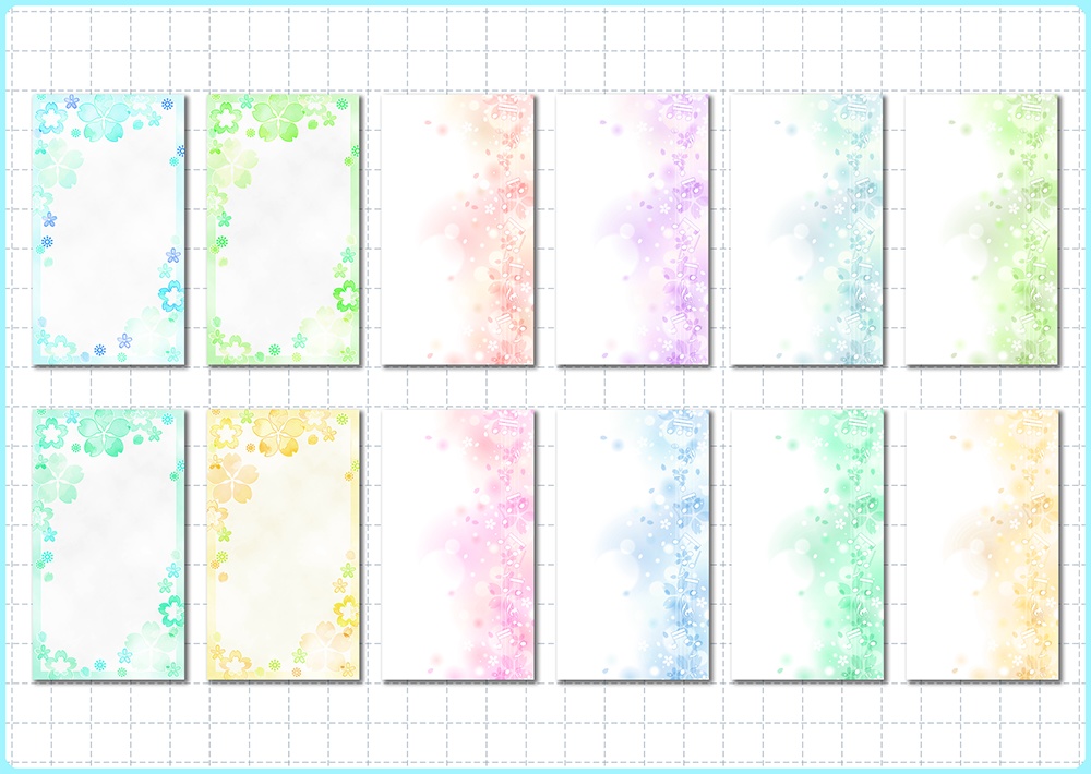 【スマホ向け】縦型背景 桜03