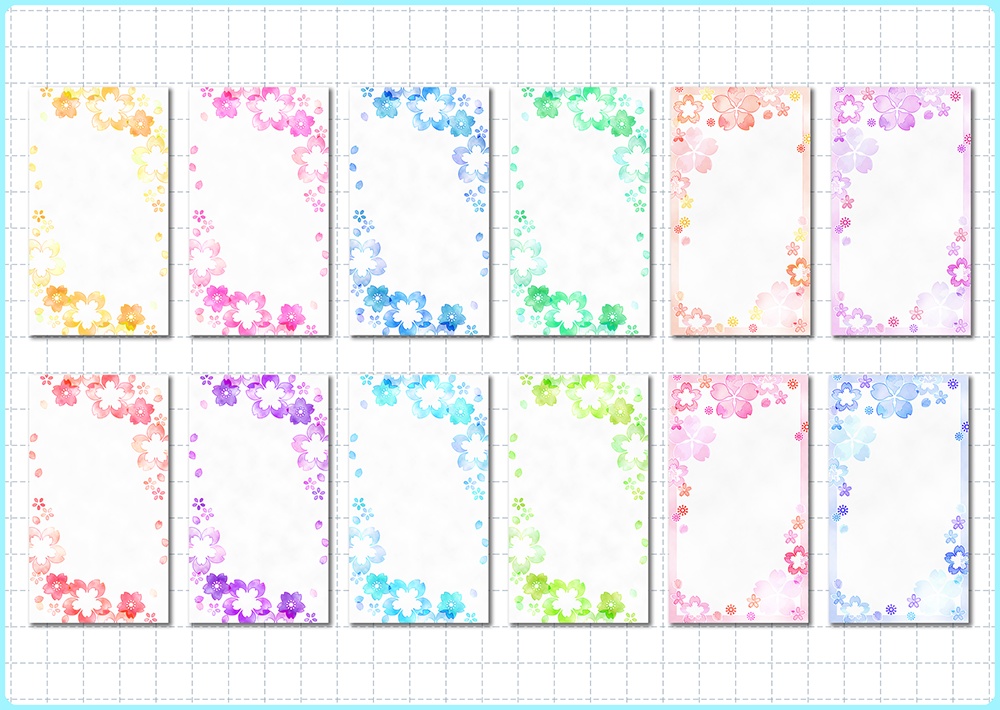 【スマホ向け】縦型背景 桜03