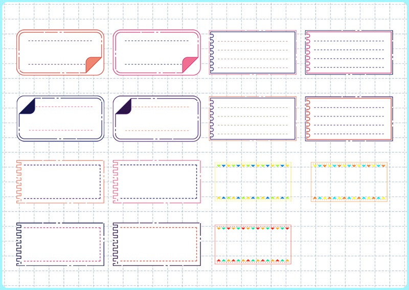 いろいろweb向けフレーム素材 001/無料版