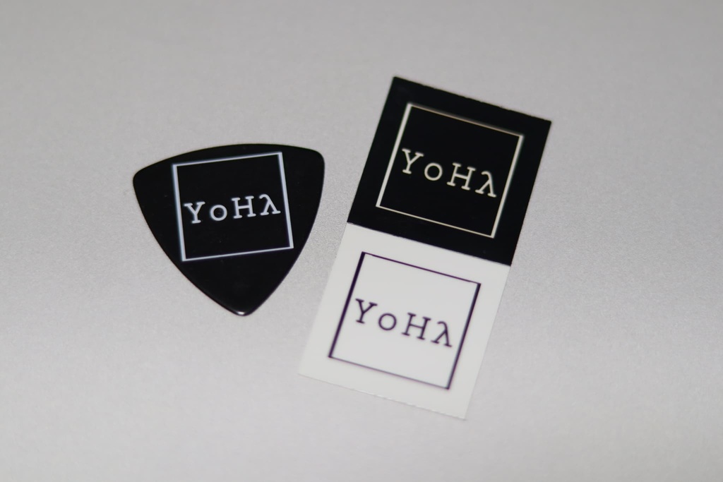 【グッズ】YoHA オリジナルピック＆ステッカー（小2枚）セット