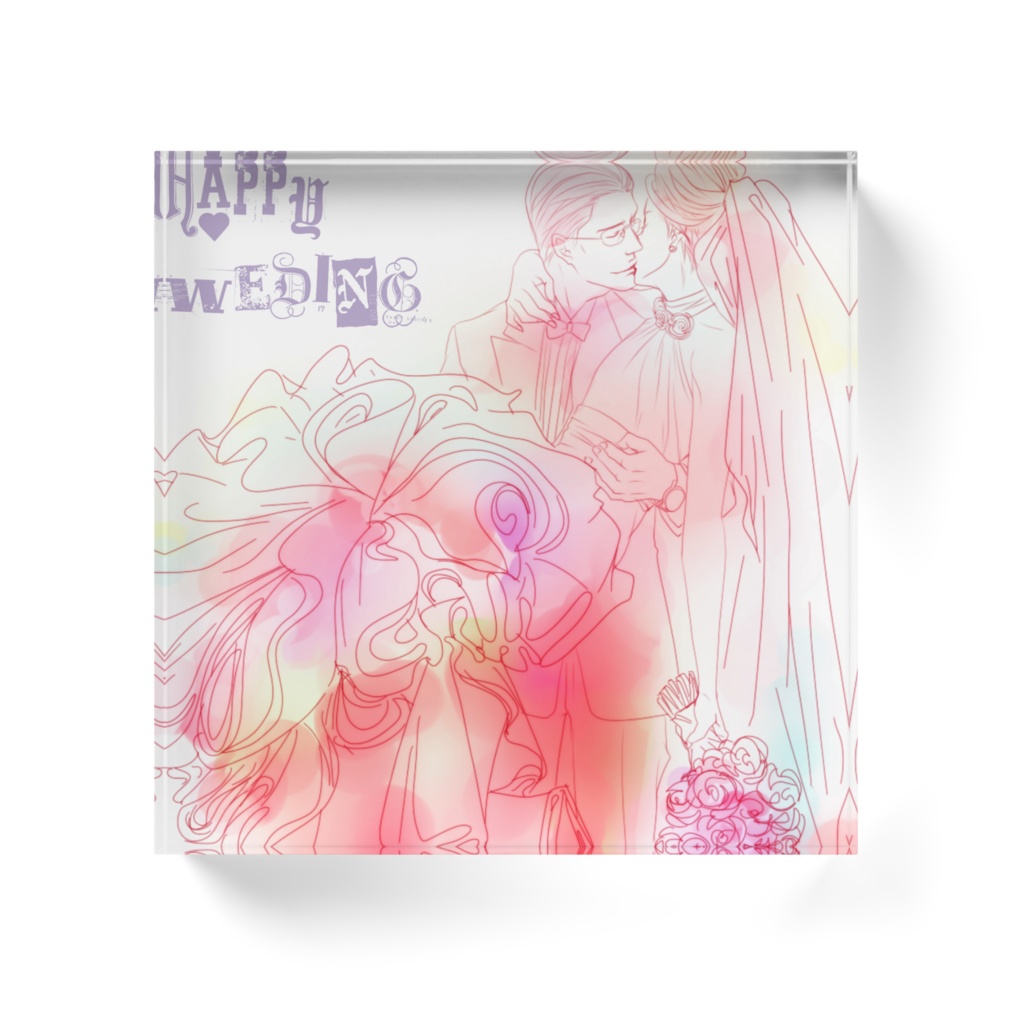 【LilyFran】ウェディングアクリルブロック