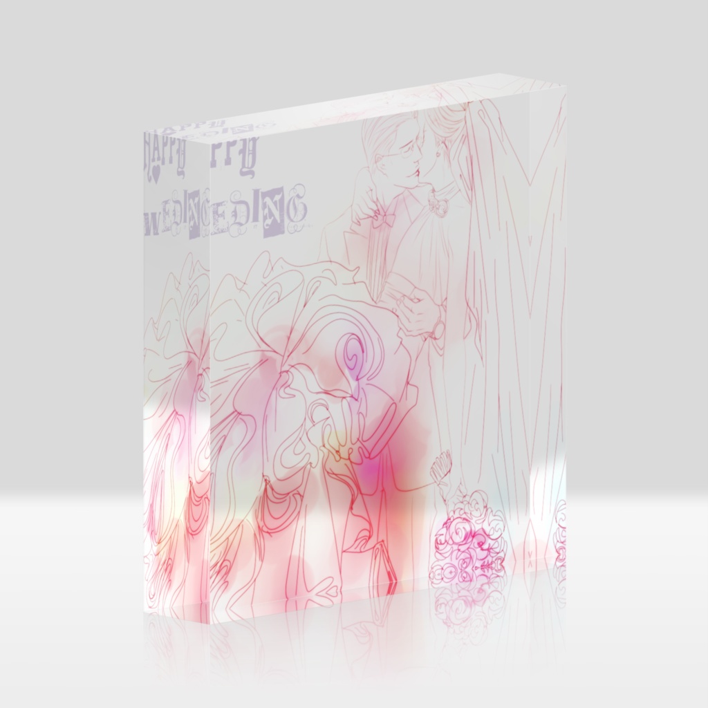 【LilyFran】ウェディングアクリルブロック