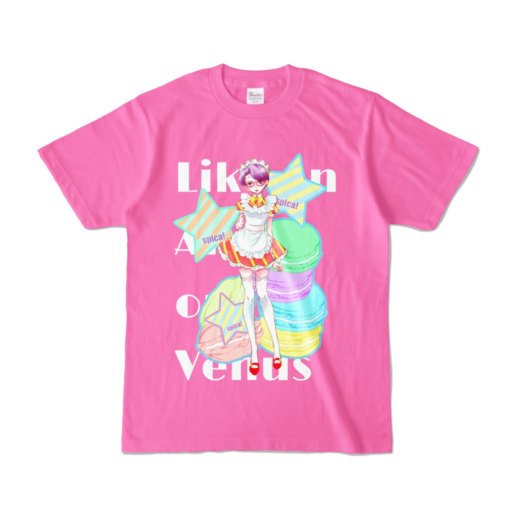 【Spica!】スイーツメイドTシャツ（もも）