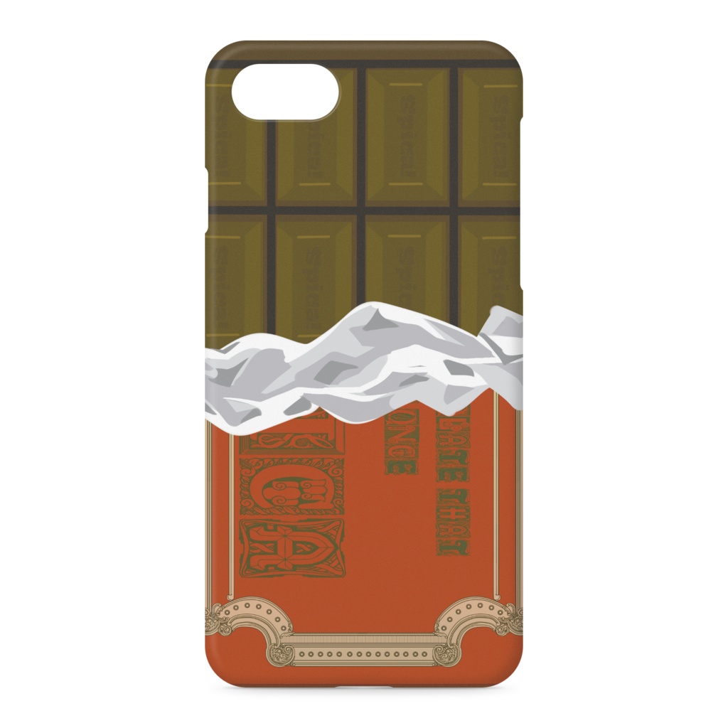 【Spica!】板チョコスマホカバー(ミルク)