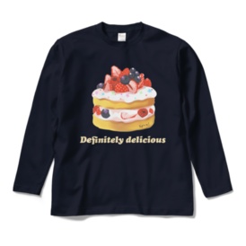 キラキラデコレーションケーキロングTシャツ