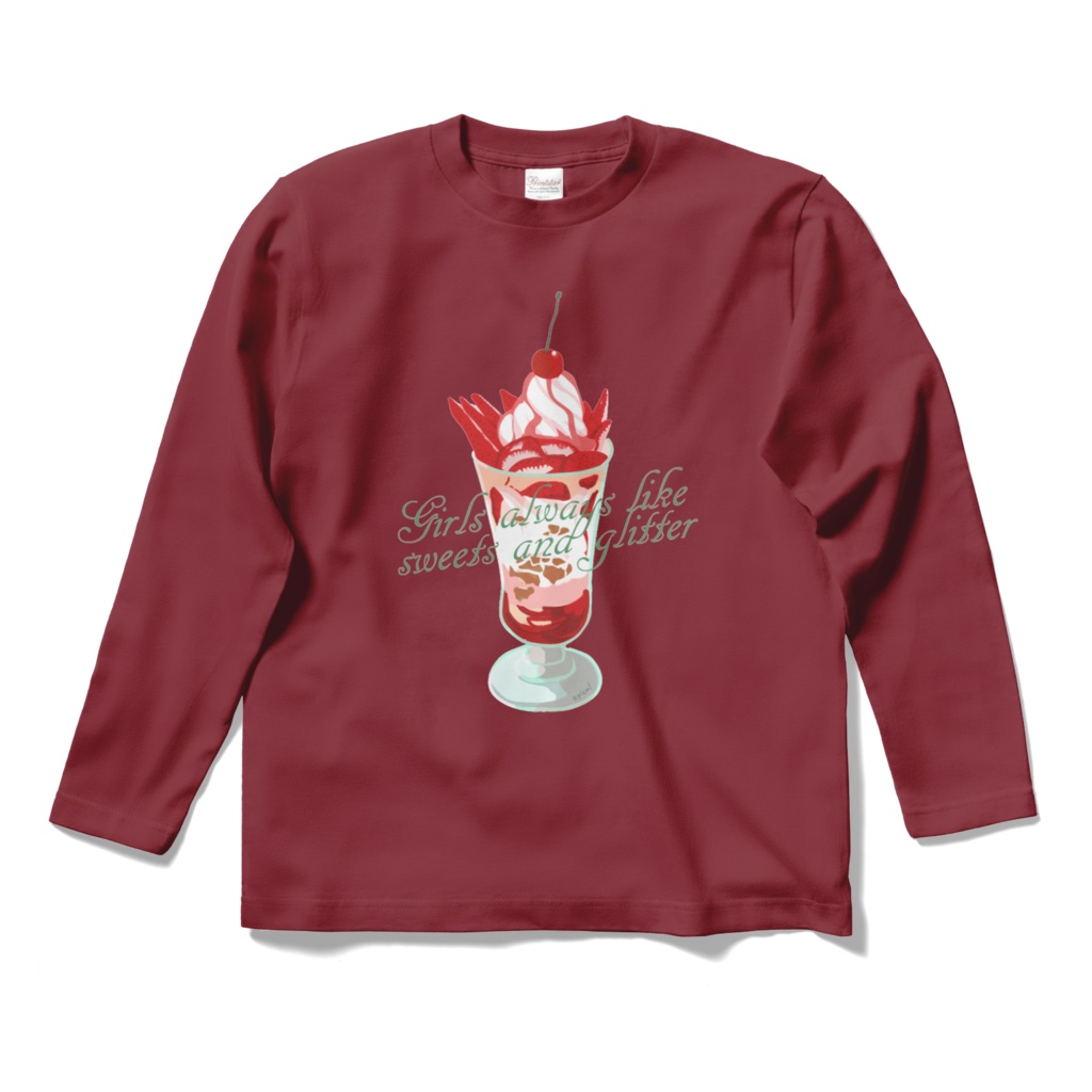 イチゴパフェ大好きロンT