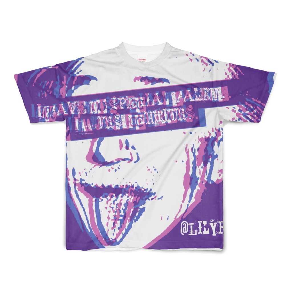 アインシュタインフルグラフィックTシャツ