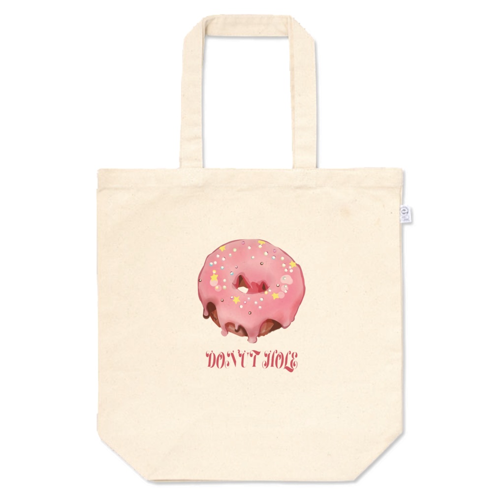 strawberryドーナツホールトートバッグ