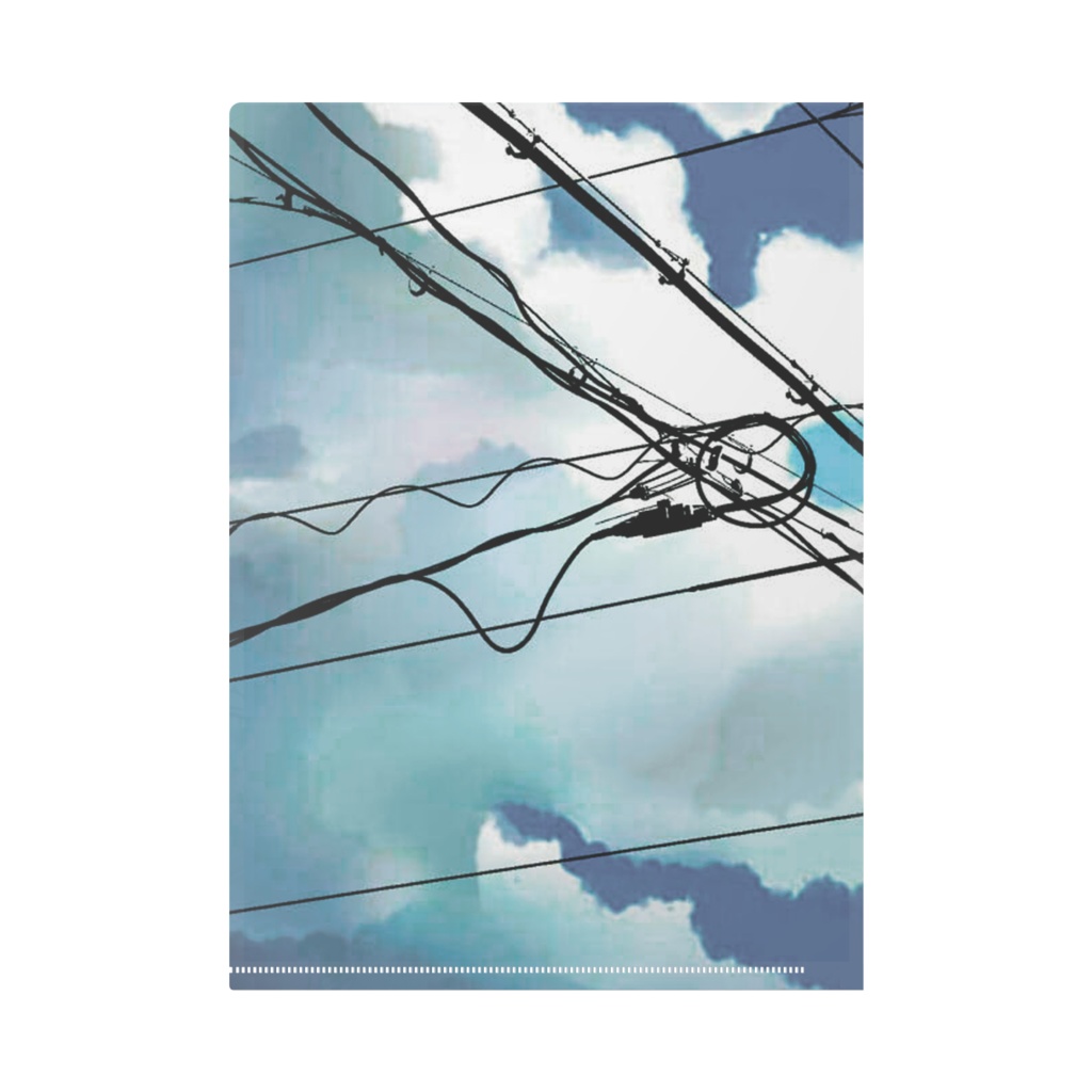 空のクリアファイル