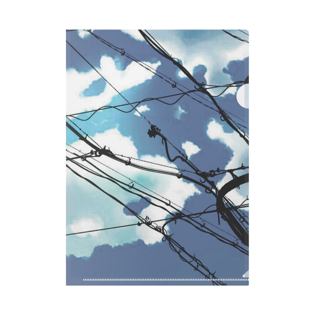 空のクリアファイル