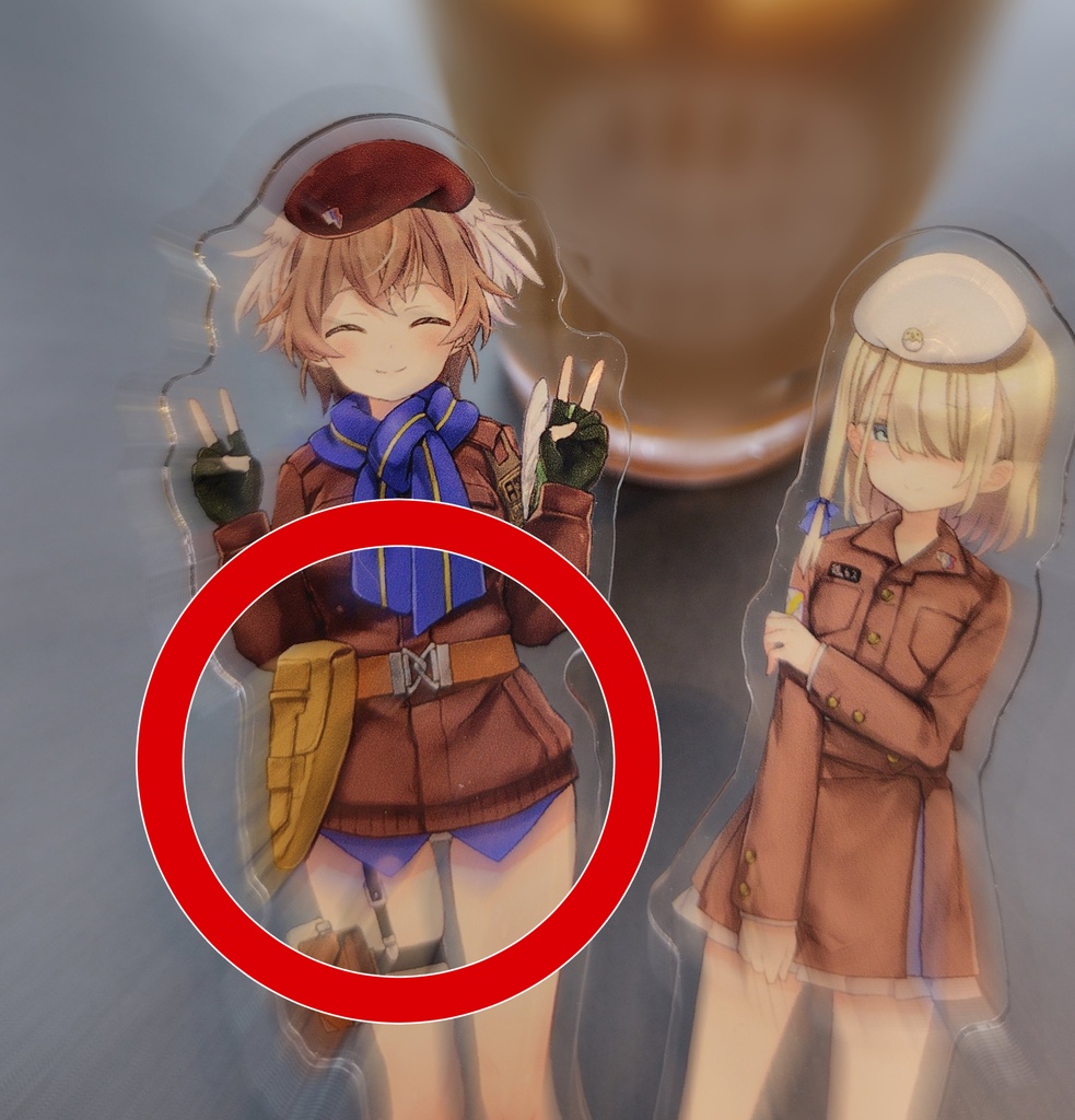 ダブルピース　アメリーヌ　アクリルスタンド