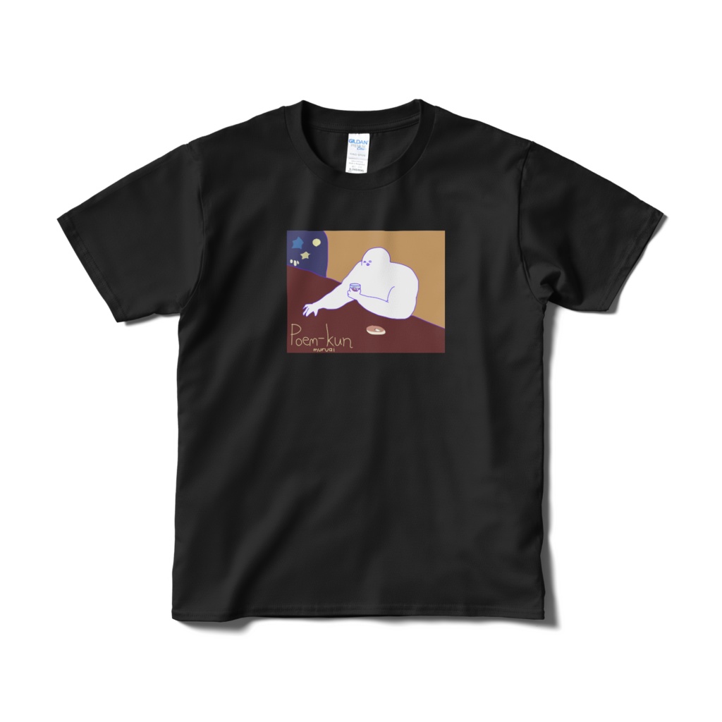 やれやれ、微笑むくんTシャツ(正面プリント)