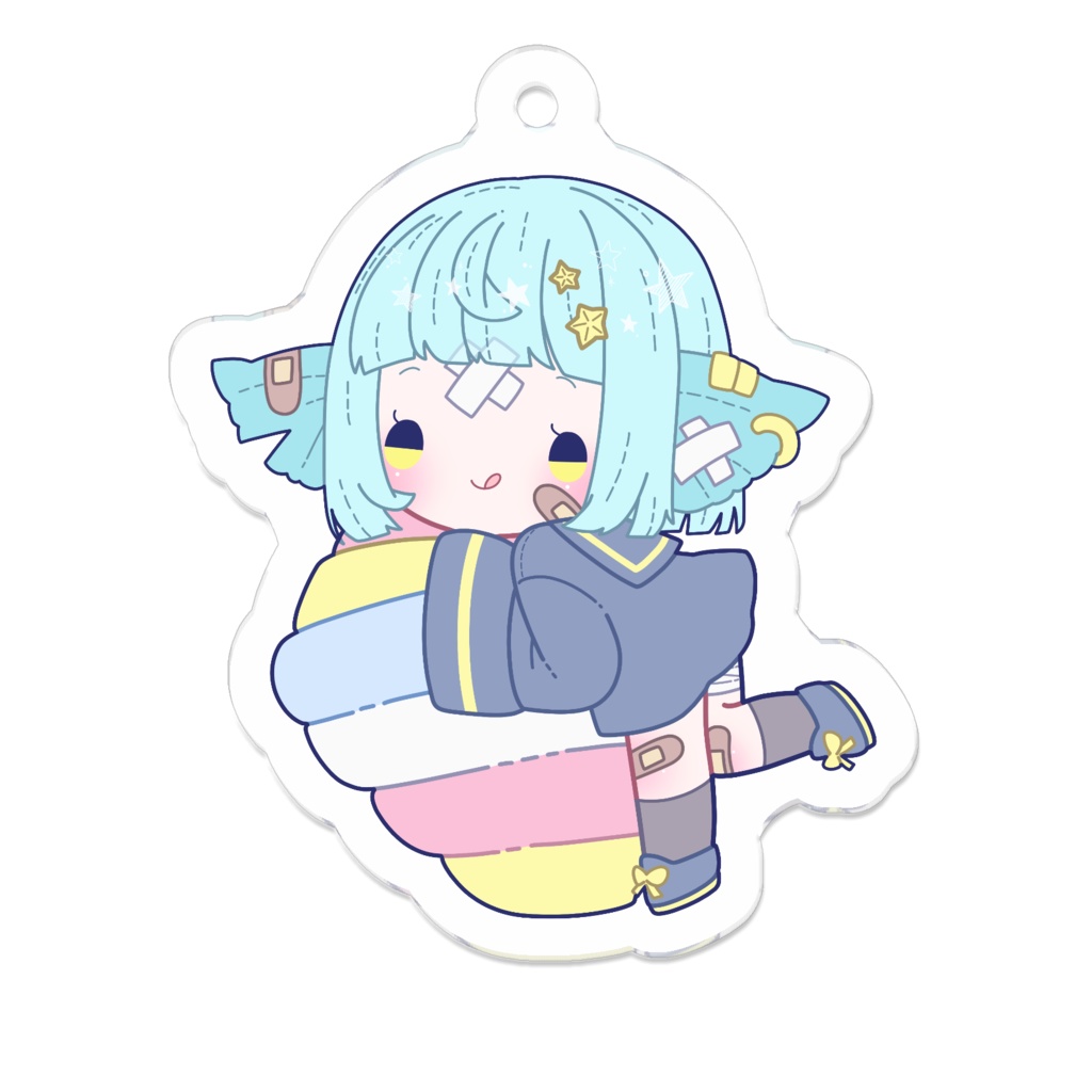 マシュマロとしぃちゃんアクリルキーホルダー