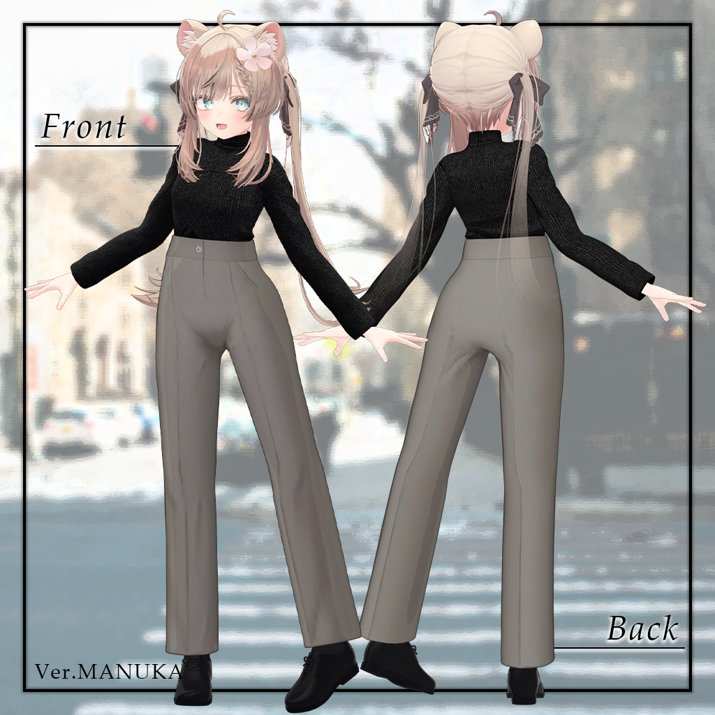 【VRChat想定】SimpleWinterStyle【透羽&マヌカ対応】 - SHOP.3102 - BOOTH