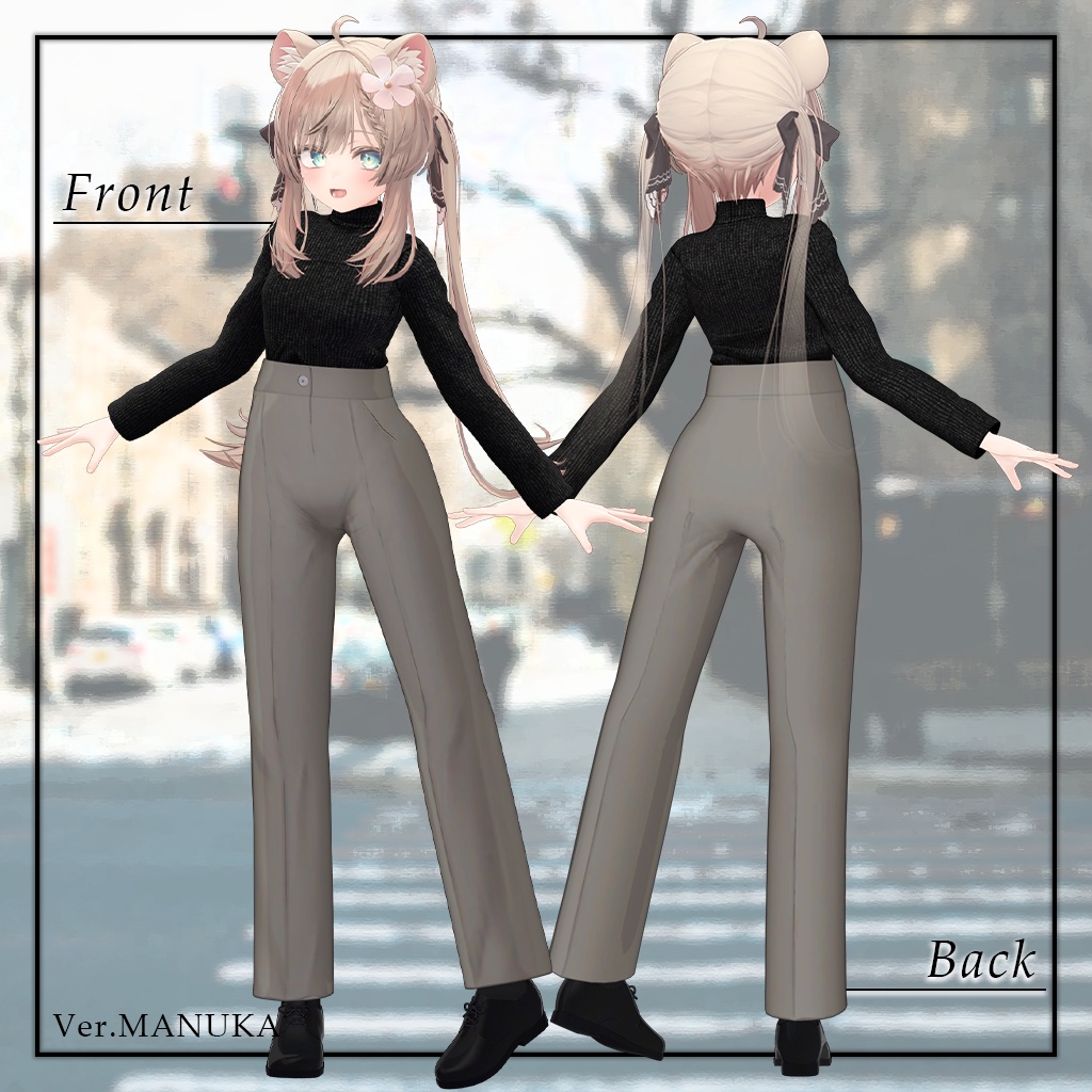 【VRChat想定】SimpleWinterStyle【透羽&マヌカ対応】