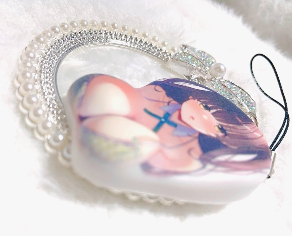 ミニおっぱいマウスパットストラップ - ねこ小屋 - BOOTH