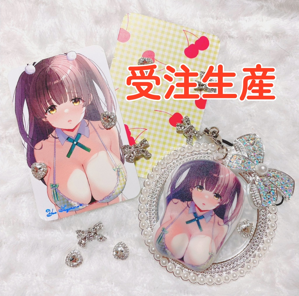 【受注生産】ミニおっぱいマウスパットストラップ