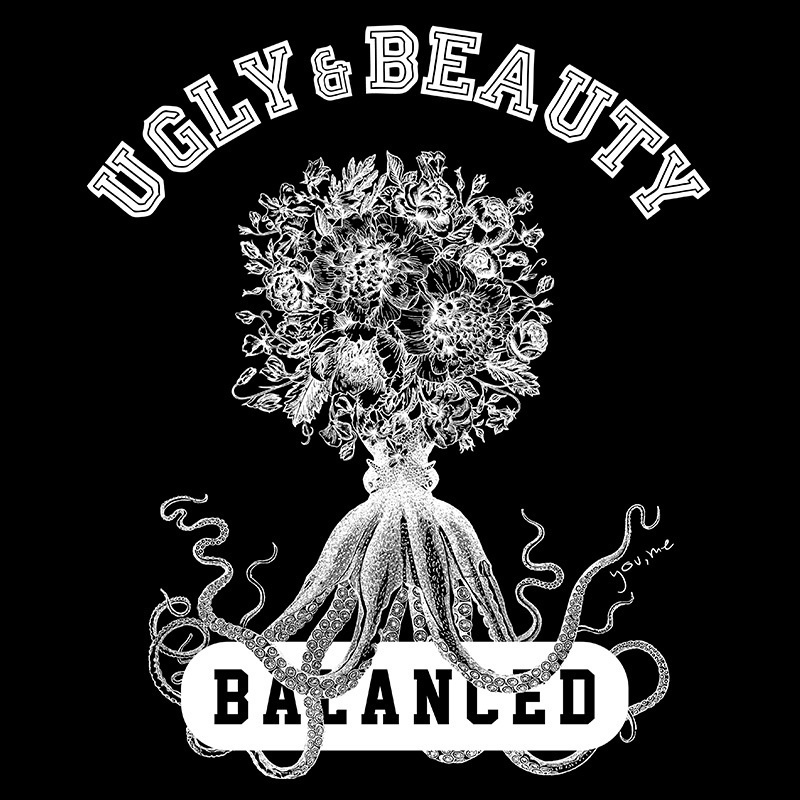 Sacoche "UGLY&BEAUTY" - BLACK