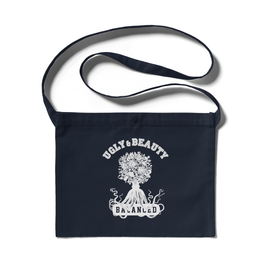 Sacoche "UGLY&BEAUTY" - NAVY