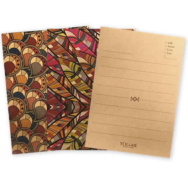 A7 Letter paper "Earthy Rhythm"