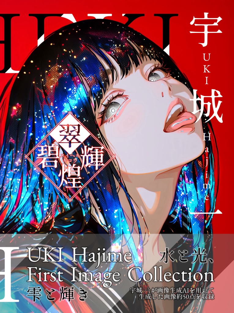 作品集『翠碧輝煌』TENGU Ver.(サイン有り)+ポストカード