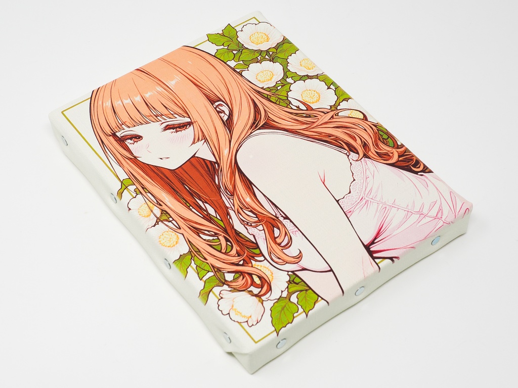 【限定1枚】ミニキャンバス No.003 〜花と娘〜