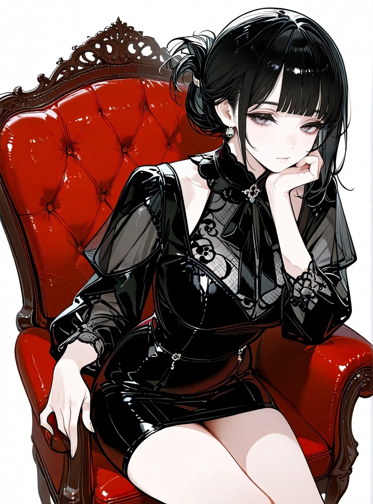 【限定1枚】ミニキャンバス No.004 〜 思案 〜