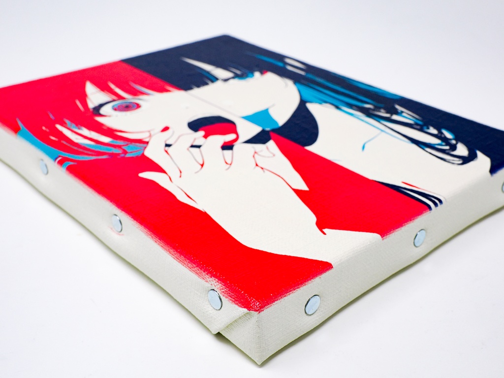 【限定1枚】ミニキャンバス No.035 〜 0:00と12:00 〜 +おまけポストカード7枚セット