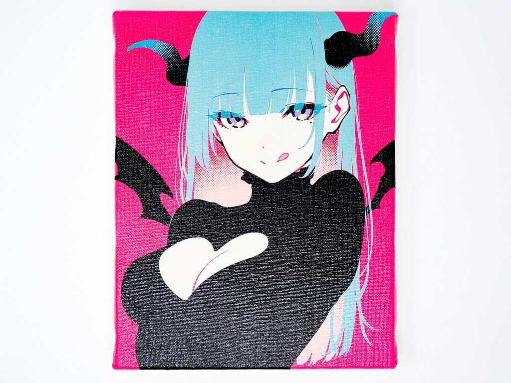 【限定1枚】ミニキャンバス No.033 〜 DEVILISH 〜 +おまけポストカード7枚セット