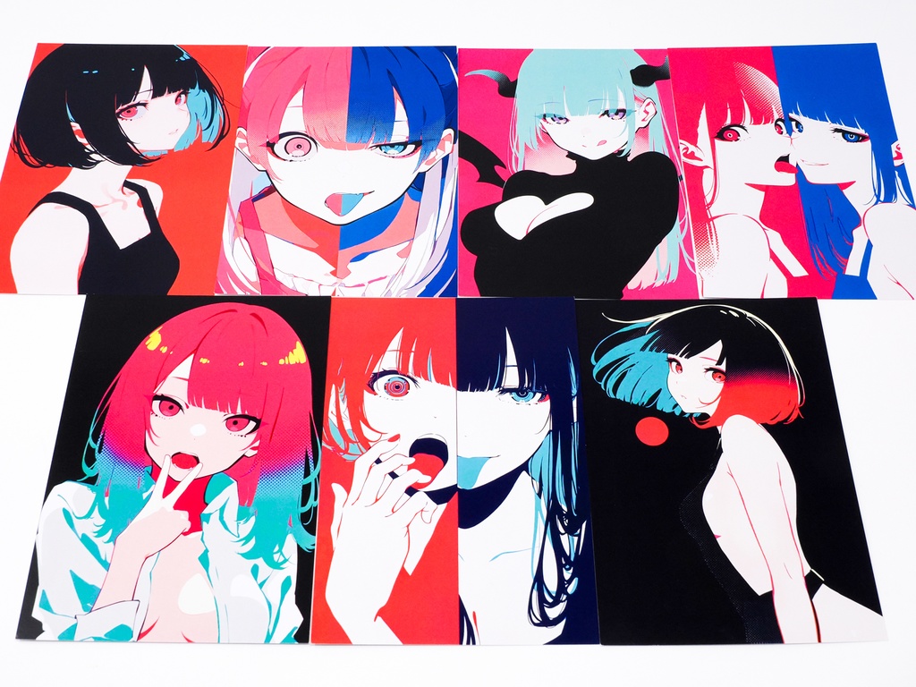 【限定1枚】ミニキャンバス No.033 〜 DEVILISH 〜 +おまけポストカード7枚セット