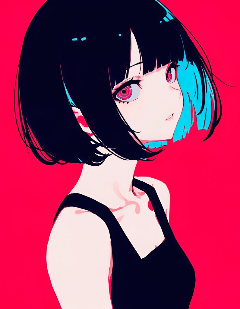 【限定1枚】ミニキャンバス No.032 〜 だれの記憶でもない 〜 ＋おまけポストカード7枚セット