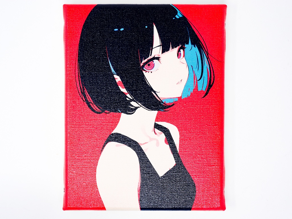 【限定1枚】ミニキャンバス No.032 〜 だれの記憶でもない 〜 +おまけポストカード7枚セット